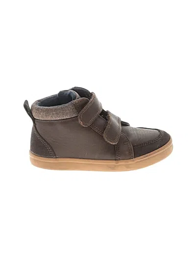 Pre-owned Cat & Jack Kids' Booties In Brown