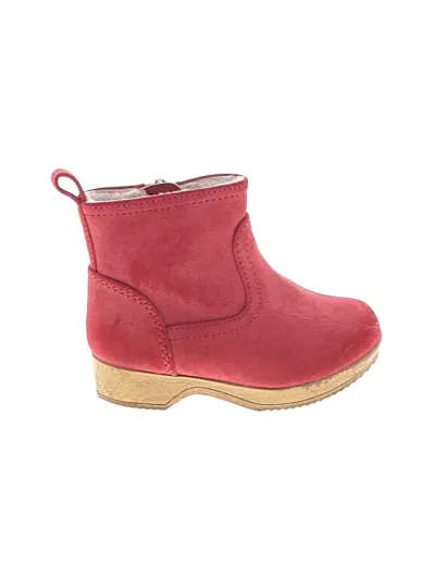 Pre-owned Cat & Jack Kids' Booties In Red