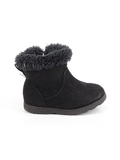 Pre-owned Cat & Jack Kids' Boots In Black
