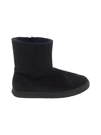 Pre-owned Cat & Jack Kids' Boots In Black