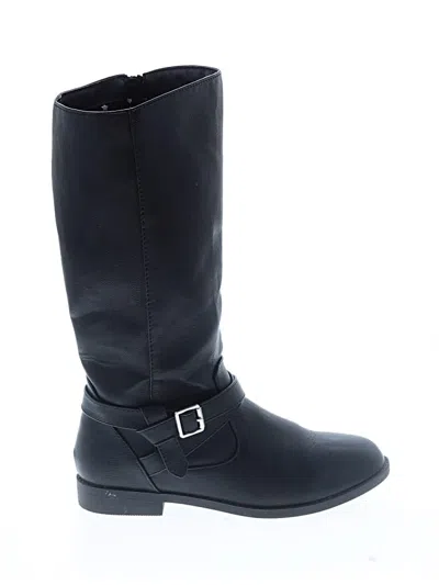 Pre-owned Cat & Jack Kids' Boots In Black