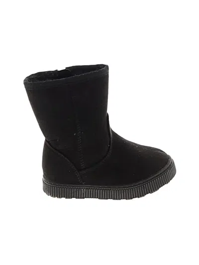 Pre-owned Cat & Jack Kids' Boots In Black