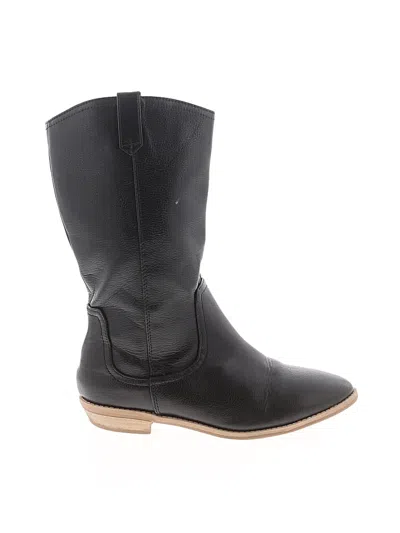 Pre-owned Cat & Jack Kids' Boots In Black