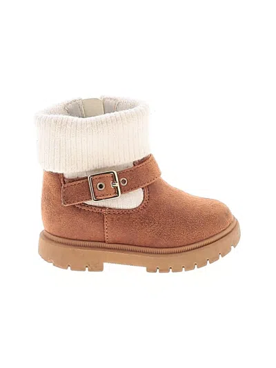 Pre-owned Cat & Jack Kids' Boots In Brown