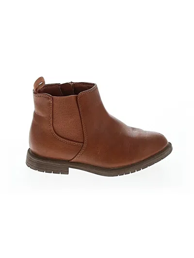 Pre-owned Cat & Jack Kids' Boots In Brown