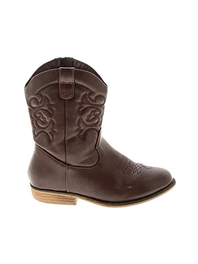 Pre-owned Cat & Jack Kids' Boots In Brown