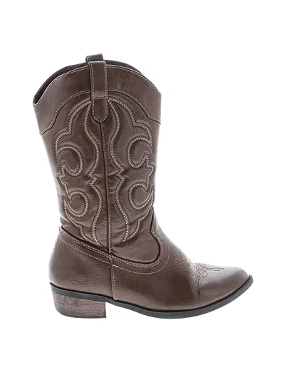 Pre-owned Cat & Jack Kids' Boots In Brown