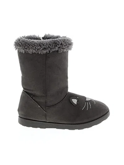 Pre-owned Cat & Jack Kids' Boots In Gray