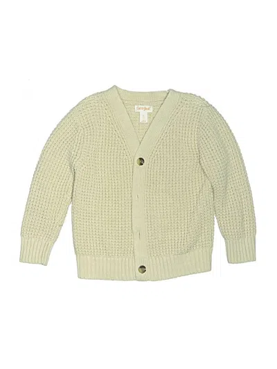 Pre-owned Cat & Jack Kids' Cardigan Sweater In Green