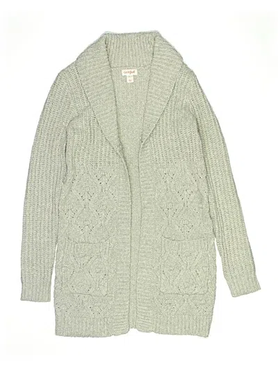 Pre-owned Cat & Jack Kids' Cardigan Sweater In Green