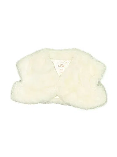 Pre-owned Cat & Jack Babies' Cardigan Sweater In White