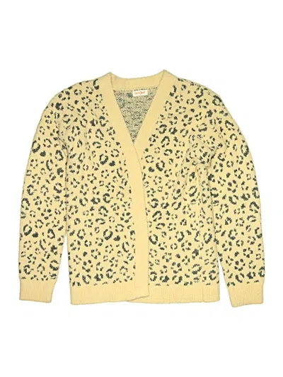 Pre-owned Cat & Jack Kids' Cardigan Sweater In Yellow