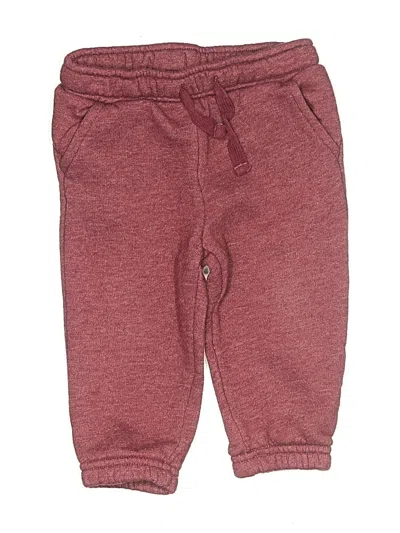 Pre-owned Cat & Jack Babies' Casual Pants In Burgundy