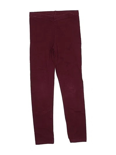 Pre-owned Cat & Jack Kids' Casual Pants In Burgundy