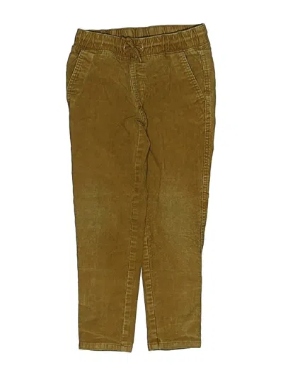 Pre-owned Cat & Jack Kids' Casual Pants In Gold
