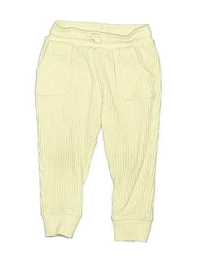 Pre-owned Cat & Jack Kids' Casual Pants In Yellow
