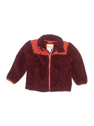Pre-owned Cat & Jack Kids' Coat In Burgundy
