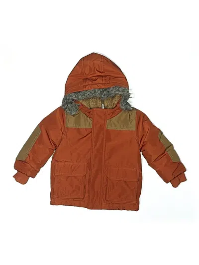 Pre-owned Cat & Jack Kids' Coat In Orange