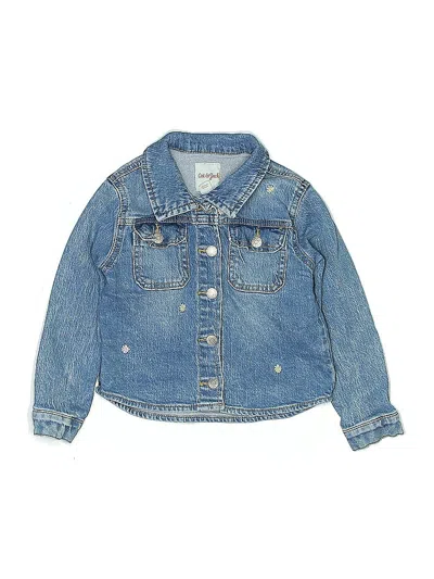 Pre-owned Cat & Jack Kids' Denim Jacket In Blue