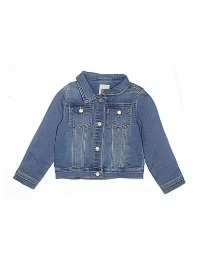 Pre-owned Cat & Jack Kids' Denim Jacket In Blue
