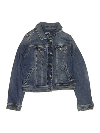 Pre-owned Cat & Jack Kids' Denim Jacket In Blue