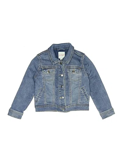 Pre-owned Cat & Jack Kids' Denim Jacket In Blue