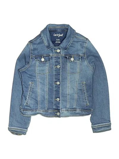 Pre-owned Cat & Jack Kids' Denim Jacket In Blue
