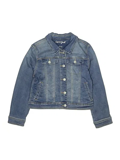 Pre-owned Cat & Jack Kids' Denim Jacket In Blue