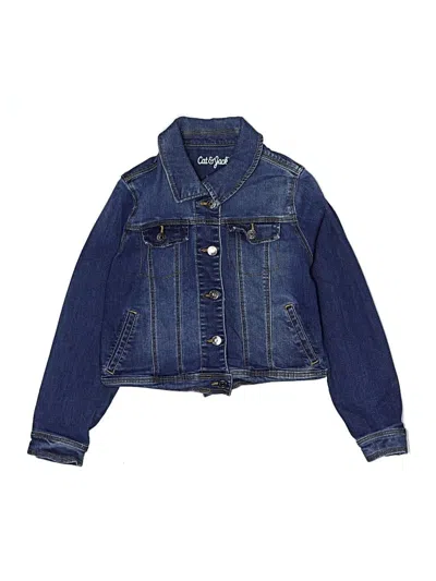 Pre-owned Cat & Jack Kids' Denim Jacket In Blue