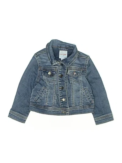 Pre-owned Cat & Jack Kids' Denim Jacket In Blue