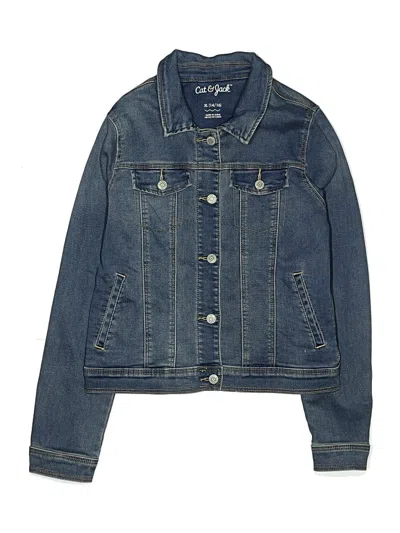 Pre-owned Cat & Jack Kids' Denim Jacket In Blue