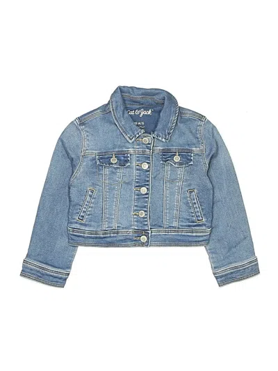 Pre-owned Cat & Jack Kids' Denim Jacket In Blue