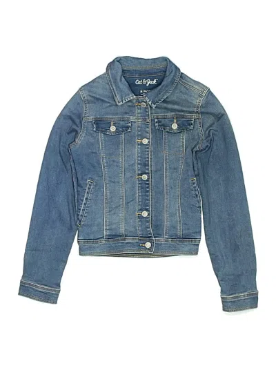 Pre-owned Cat & Jack Kids' Denim Jacket In Blue