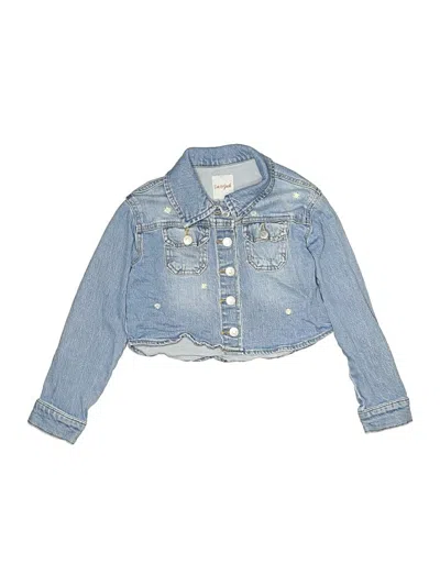 Pre-owned Cat & Jack Kids' Denim Jacket In Blue