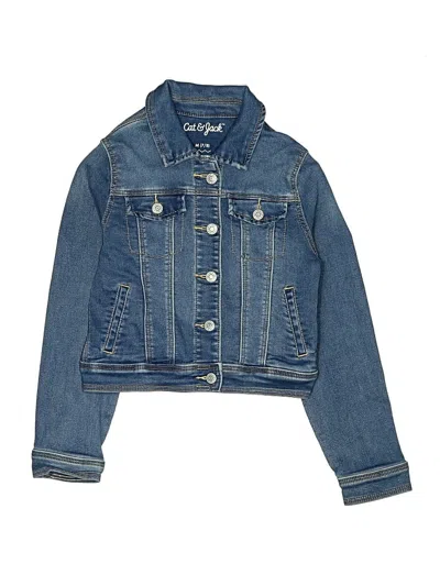 Pre-owned Cat & Jack Kids' Denim Jacket In Blue
