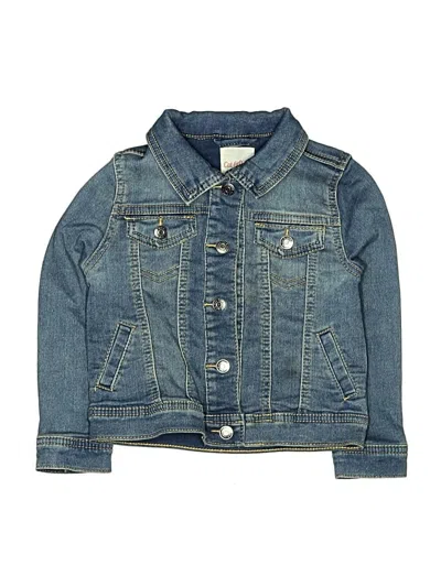 Pre-owned Cat & Jack Kids' Denim Jacket In Blue