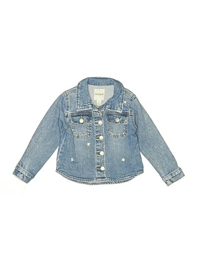 Pre-owned Cat & Jack Kids' Denim Jacket In Blue