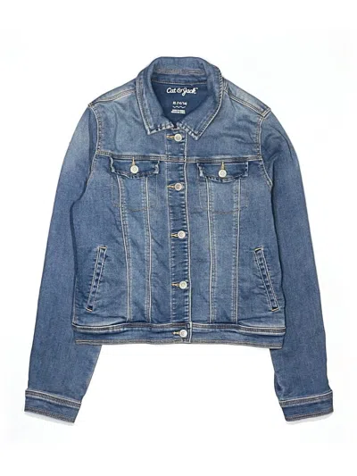 Pre-owned Cat & Jack Kids' Denim Jacket In Blue