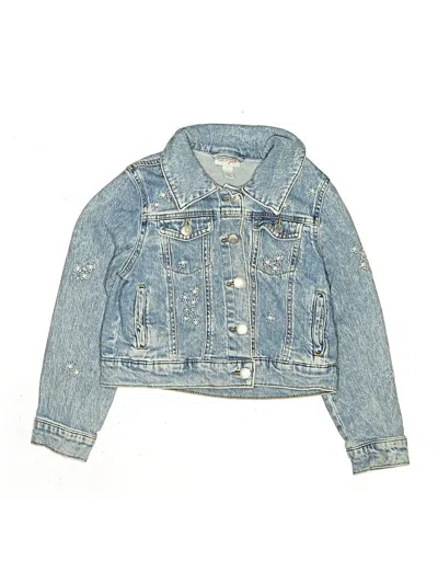 Pre-owned Cat & Jack Kids' Denim Jacket In Blue