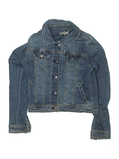 Pre-owned Cat & Jack Kids' Denim Jacket In Blue