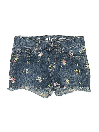 Pre-owned Cat & Jack Kids' Denim Shorts In Blue