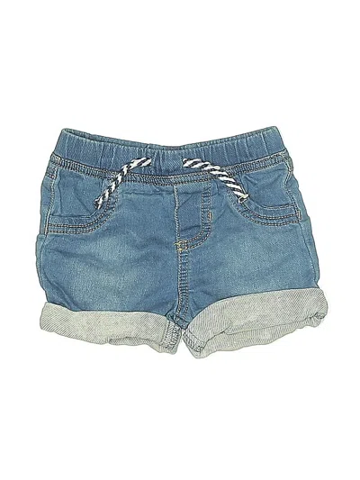 Pre-owned Cat & Jack Babies' Denim Shorts In Blue