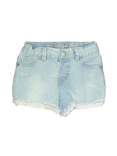 Pre-owned Cat & Jack Kids' Denim Shorts In Blue