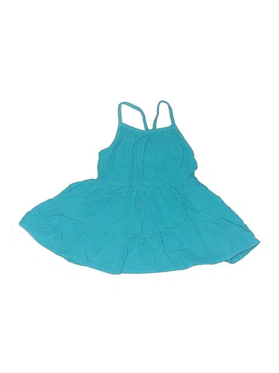 Pre-owned Cat & Jack Kids' Dress In Blue