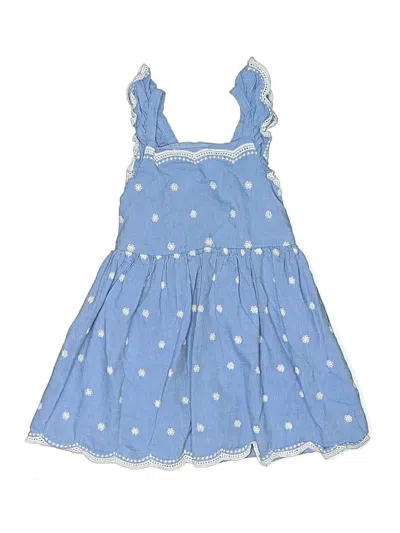 Pre-owned Cat & Jack Kids' Dress In Blue