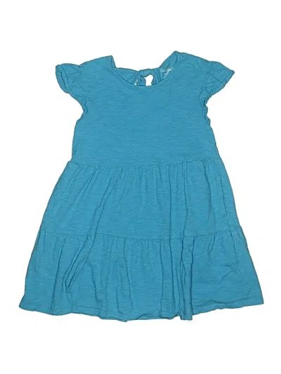 Pre-owned Cat & Jack Kids' Dress In Blue