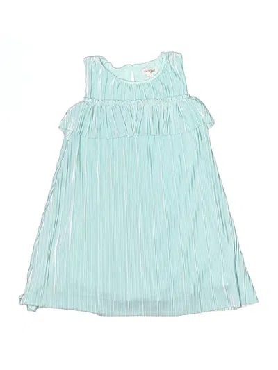 Pre-owned Cat & Jack Kids' Dress In Blue