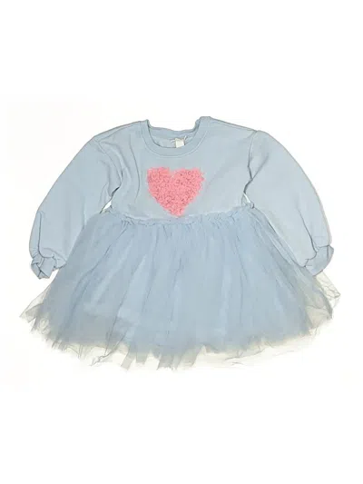 Pre-owned Cat & Jack Kids' Dress In Blue