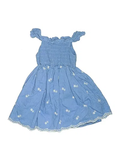 Pre-owned Cat & Jack Kids' Dress In Blue