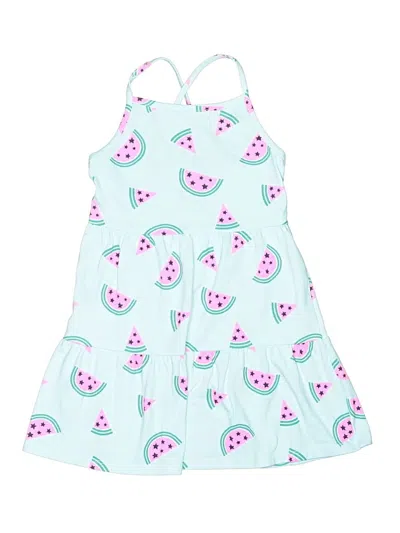 Pre-owned Cat & Jack Kids' Dress In Blue